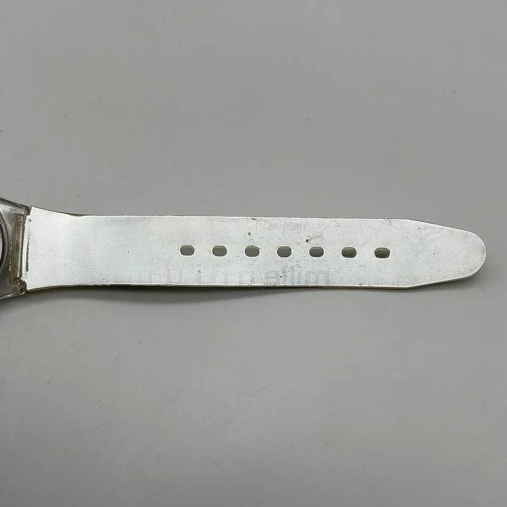 Vintage Citibank Millennium 2000 Mens Watch 34mm White Band New Battery